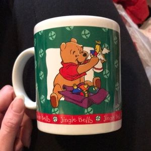 Vintage never used Winnie the Pooh Christmas Mug